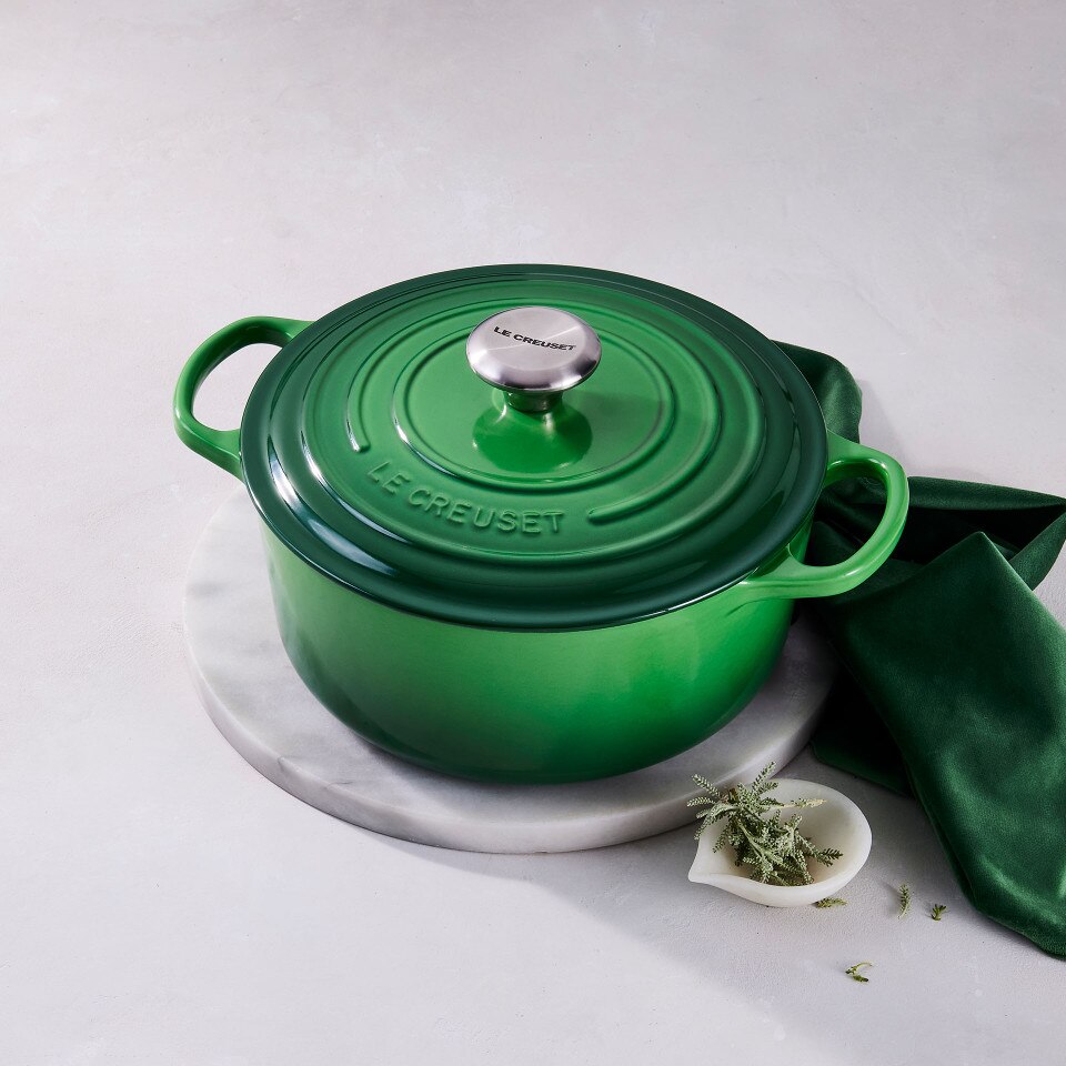 Le Creuset Signature Bamboo Green Collection Williams Sonoma AU